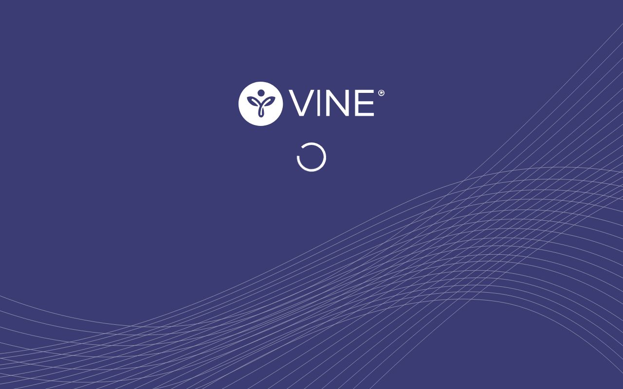 VINE loading screen displayed while opening the VINELink custody service